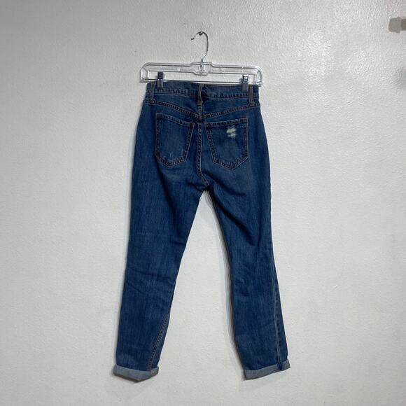 Old Navy Boyfriend Straight Jeans Sz 0 - Picture 10 of 12